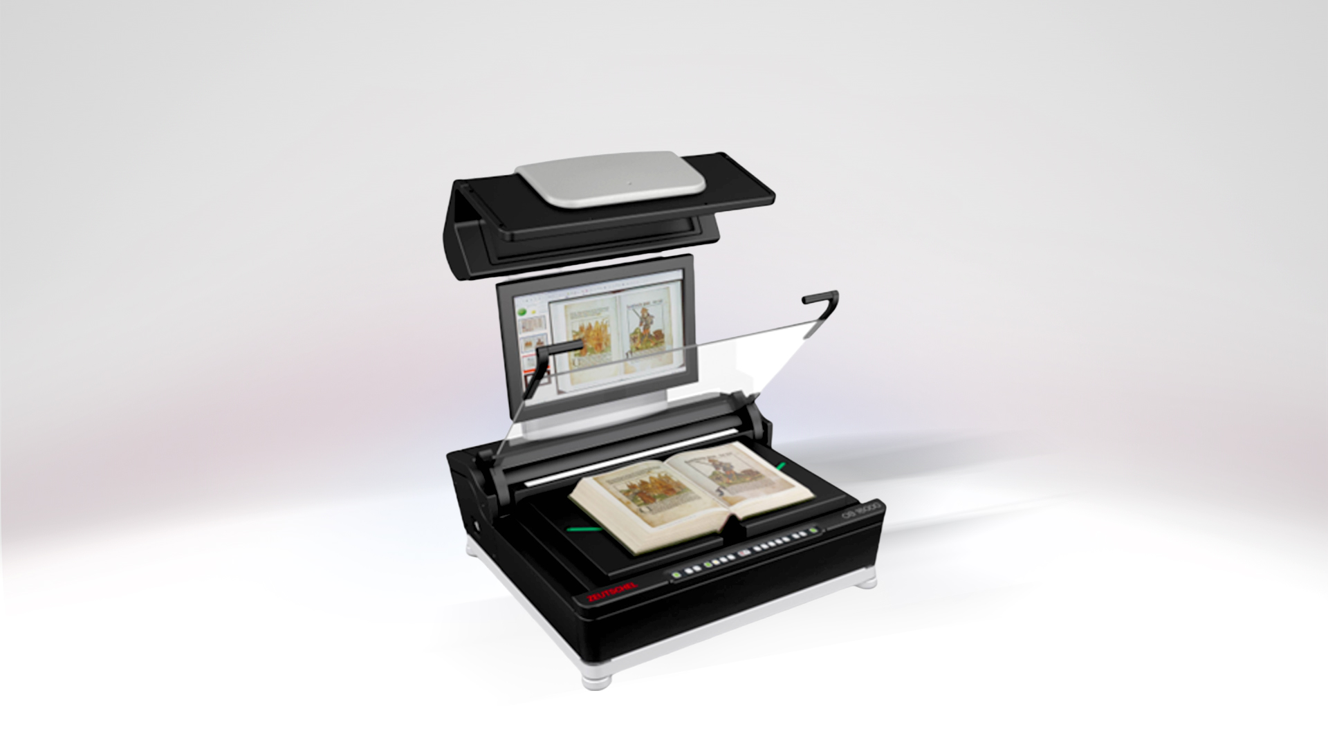 賽數(shù)OS16000 HQ非接觸式書(shū)刊掃描儀